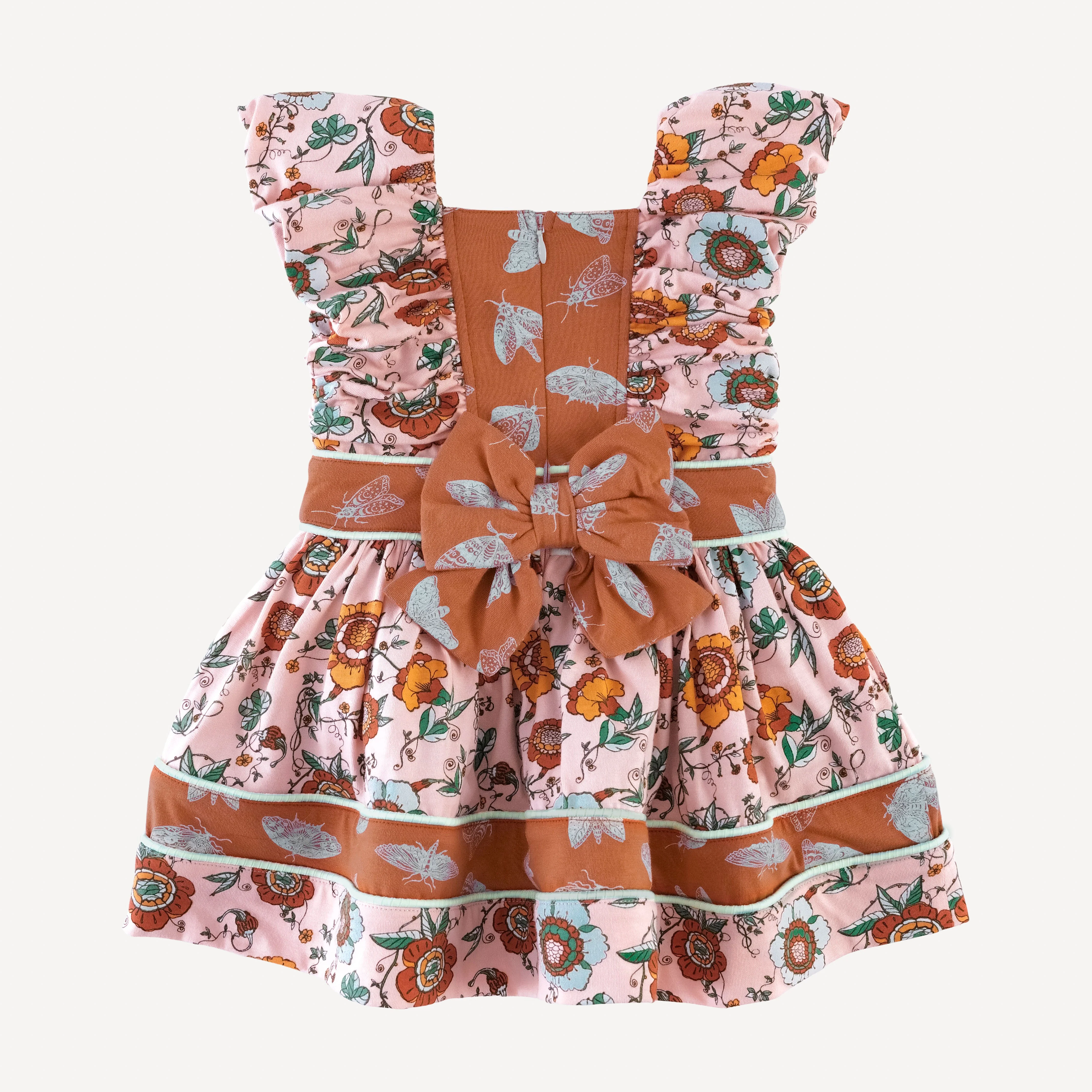wonderland dress | chinoiserie floral | organic cotton jersey - Image 4